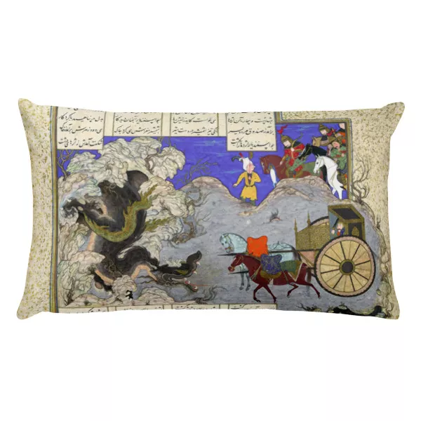 Slaying the Dragon Rectangular Pillow