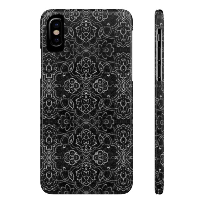 Black Lotus Slim Phone Cases