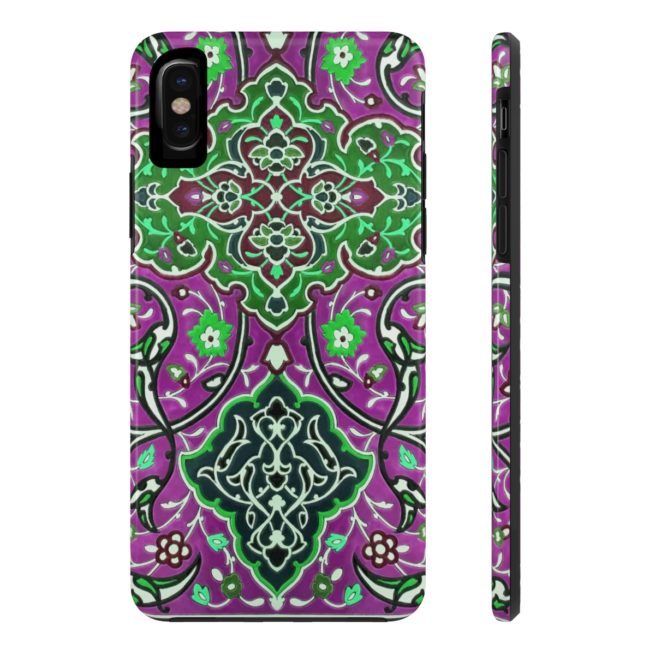 Shiraz Mosaique Tough Phone Cases In Purple