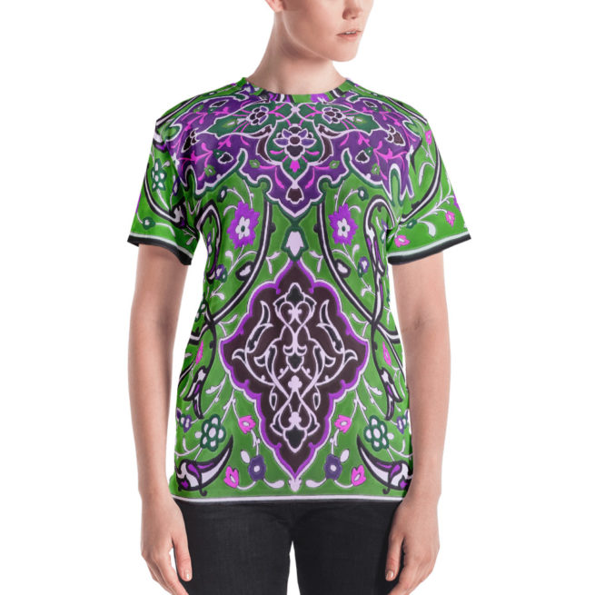 Shiraz Mosaique Women’s T-Shirt Green