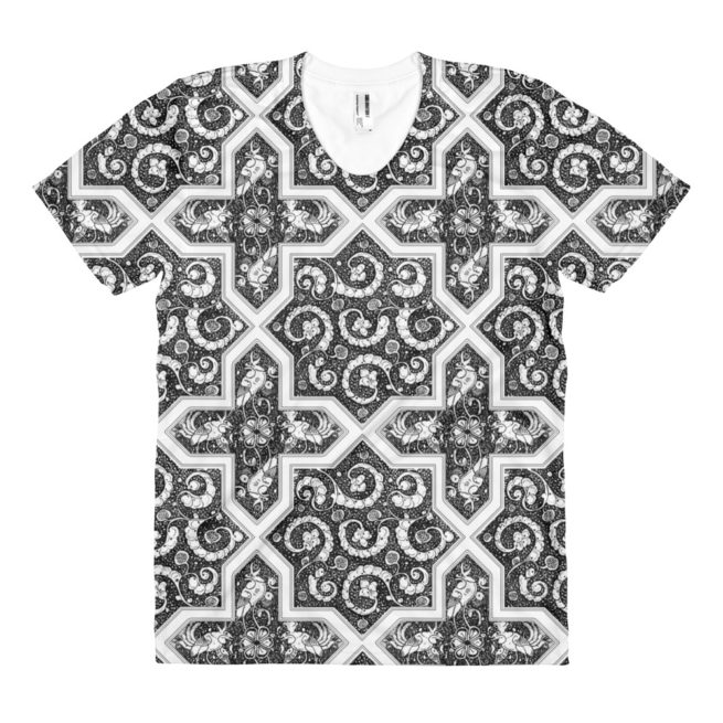 Kashan Mosaique Women’s T-Shirt In Black