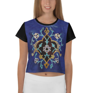 Star Mosaique Crop Tee