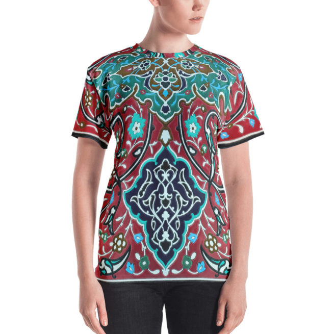 Shiraz Mosaique Women’s T-Shirt Red