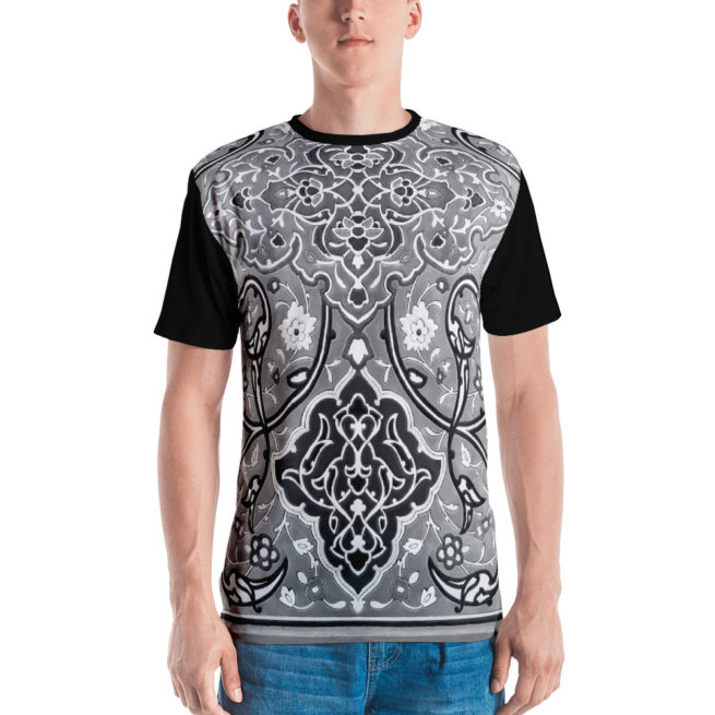 Shiraz Mosaique Men’s T-Shirt Grey