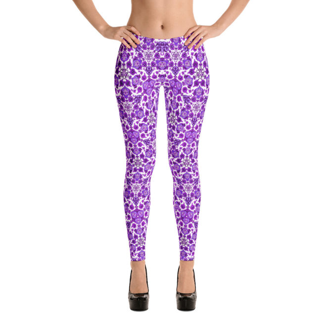 Tabriz Mosaique Leggings In Violet